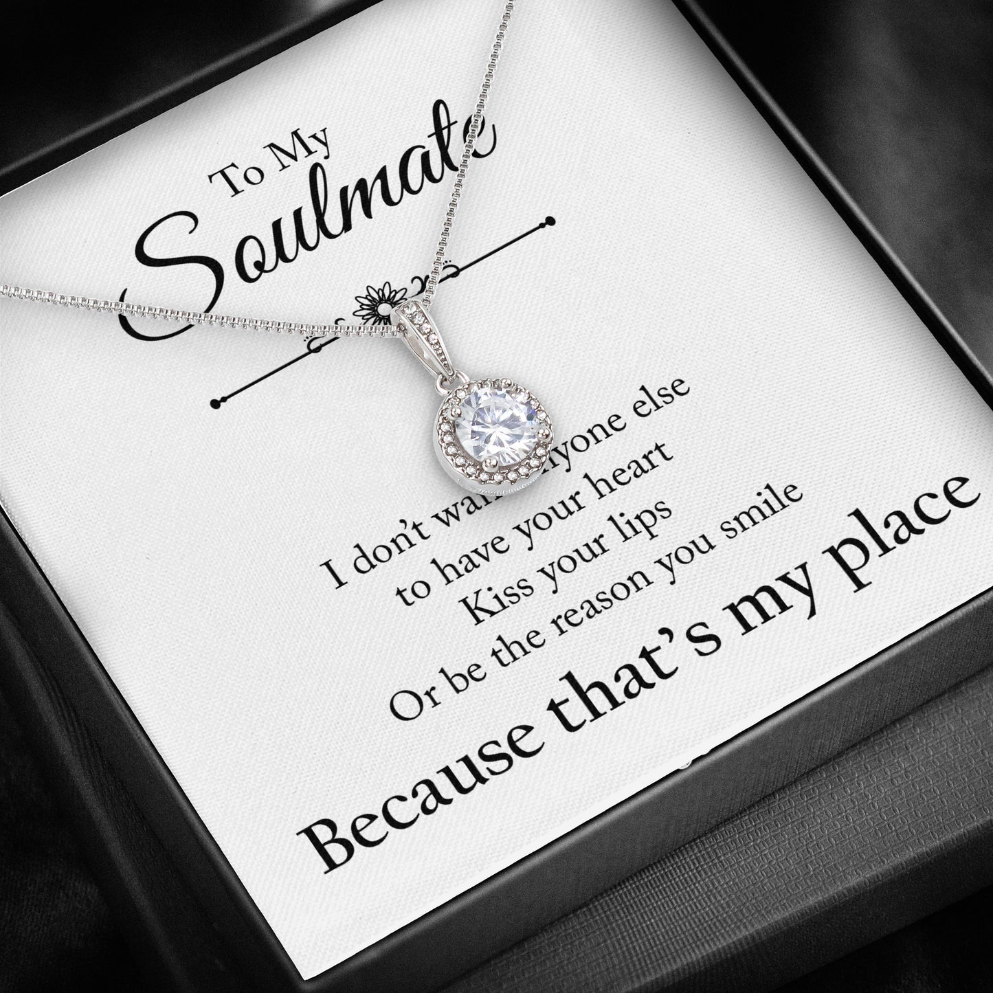 To My Soulmate - Because that's my place