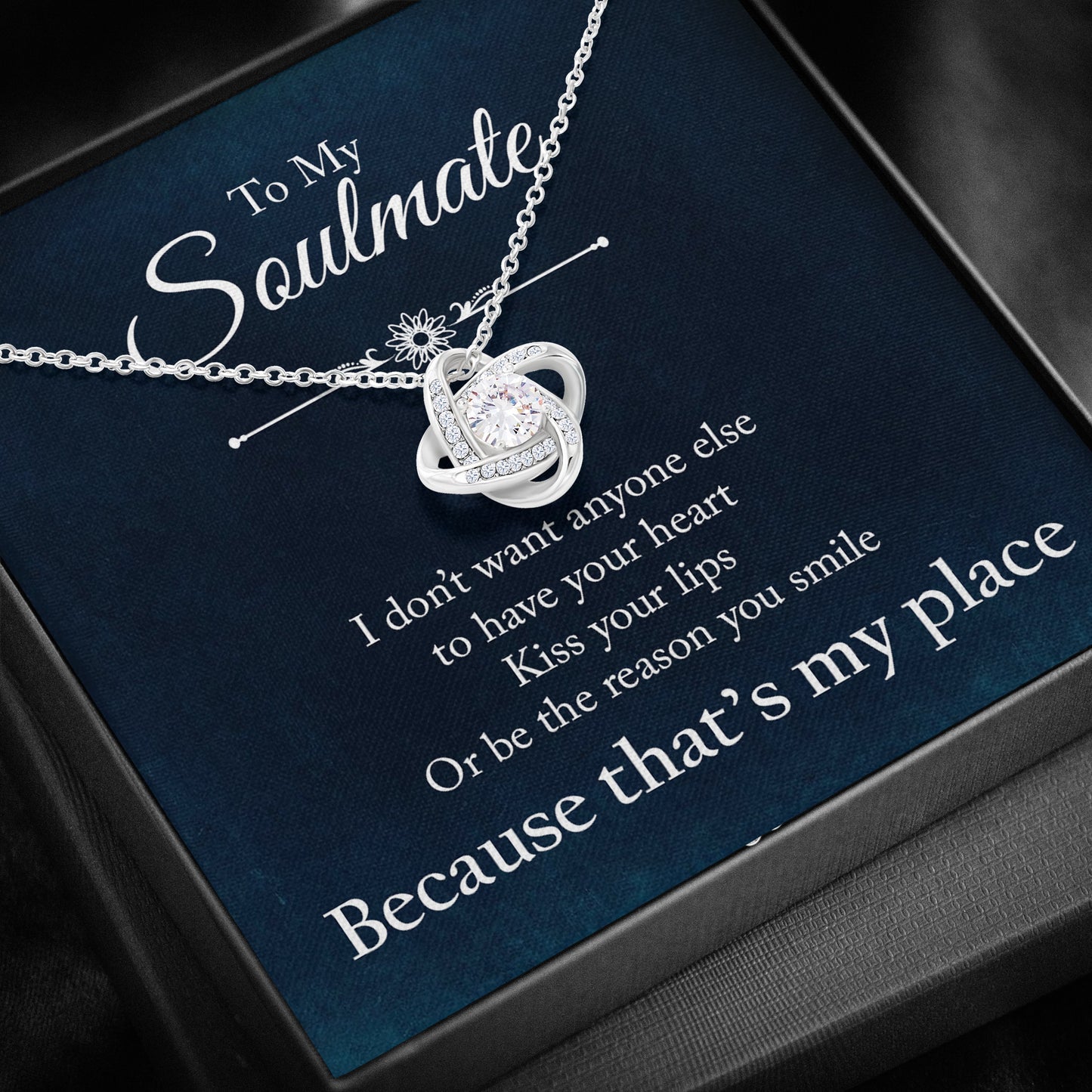 To My Soulmate - Because that's my place