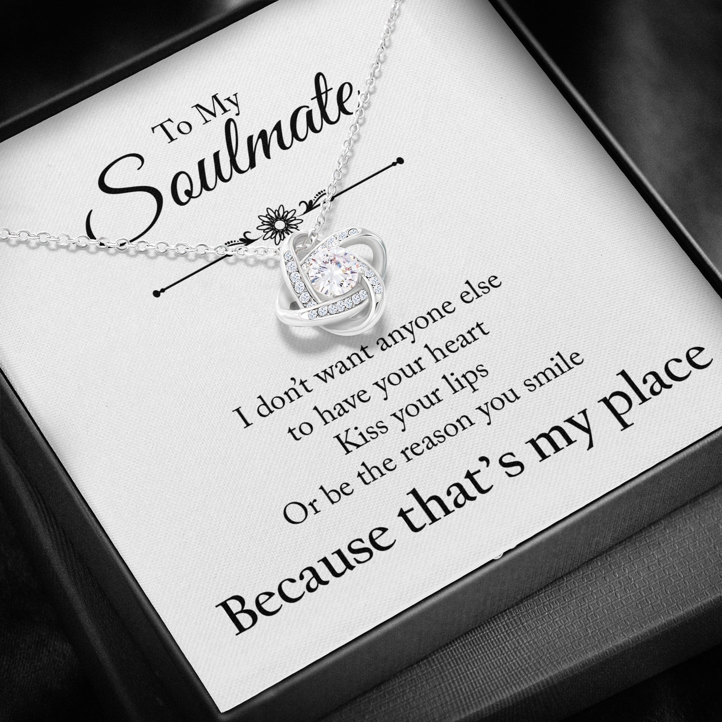 To My Soulmate - Because that's my place